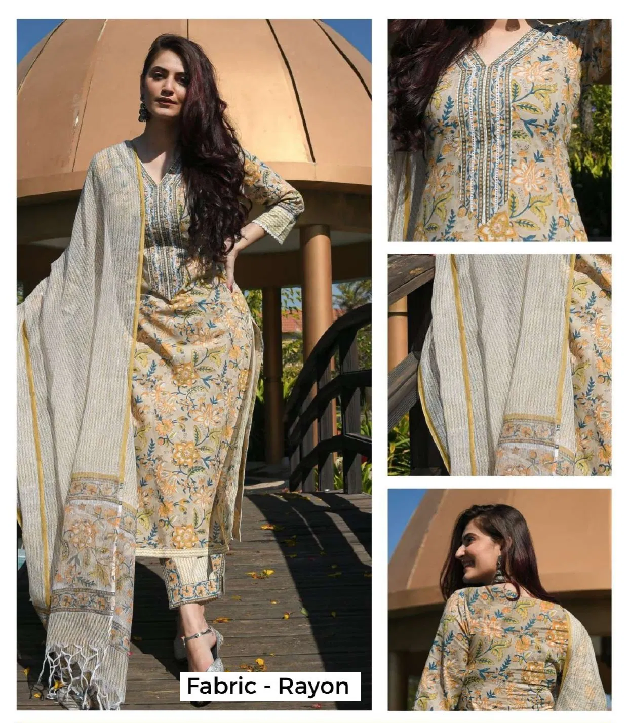 Av Daily Wear Straight Cut Kurti With Bottom Dupatta Suppliers In India
