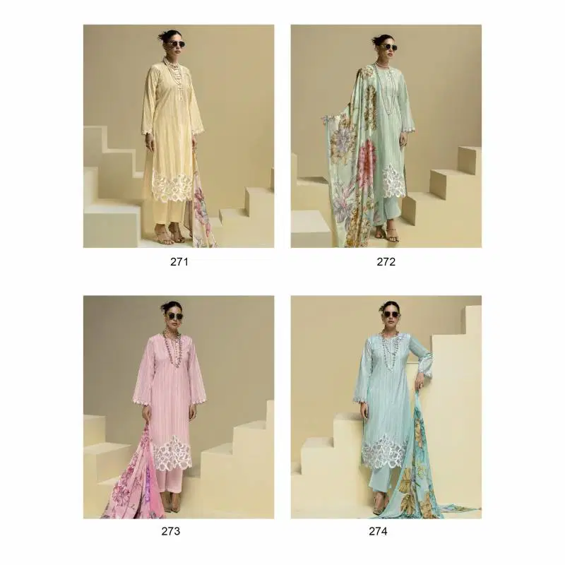 Kimora Heer Sohni Ornet Lawn Cotton Salwar Suits Bulk Orders In India