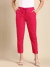 Naisha K 375 Cotton Pants With Half Elastic And Half Belt Wholesale Suppliers In Mumbai
