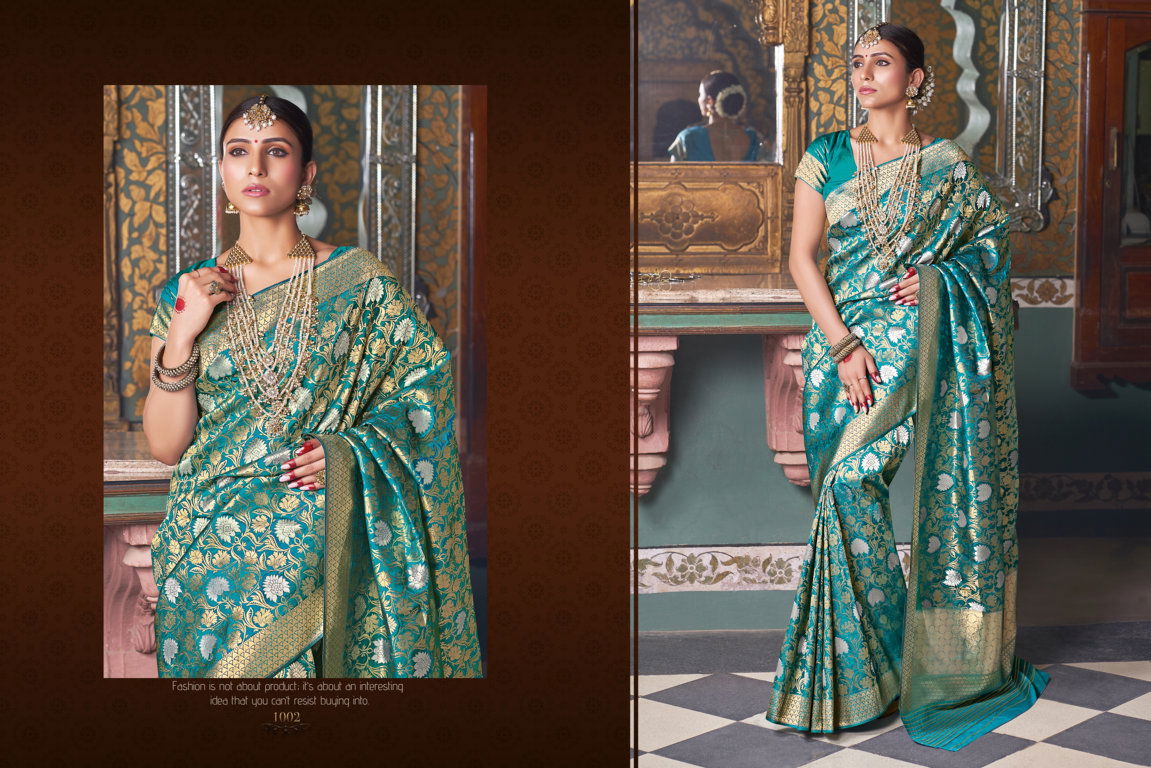 Sangam Purnima Designer Fancy Wedding Wear Banarasi Silk Printed Saree Collection

