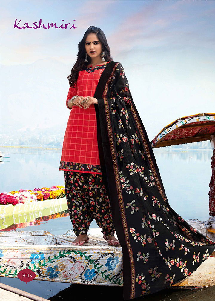 Ganesha Kashmiri 7 Fancy Regular Wear Printed Cotton Salwar Suit Collection
