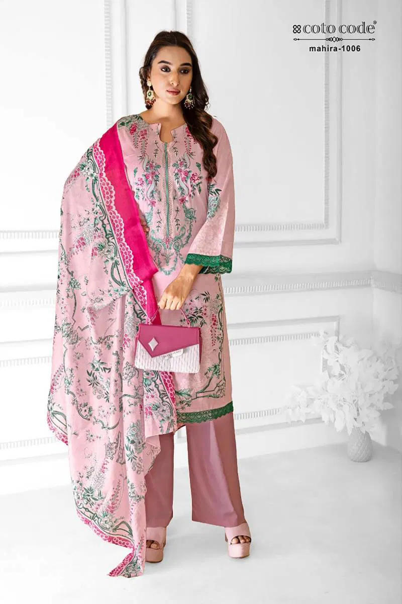 Mahira Vol 1 By Coto Code Lawn Cotton Dress Material Wholesale Suppliers In Mumbai