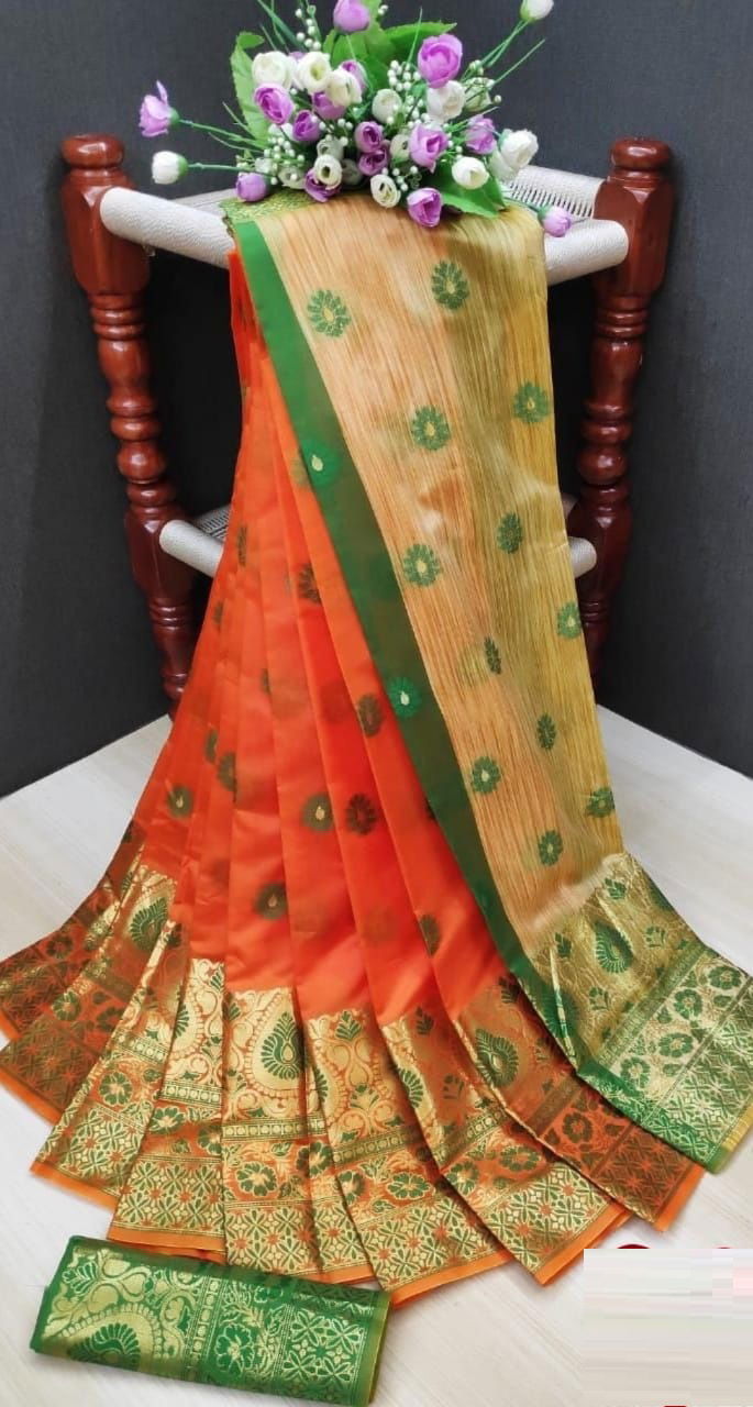 Lichi Trendy Colors Soft Silky Weaving Jacquard Fancy Designer Festive Wear Saree Collection
