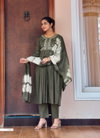 Bharkha Vol  1 By Mystic 9 Cotton Dobby Naira Cut Kurti With Bottom Dupatta Wholesale Online