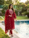KF 4108 Kalaai Roman Silk Embroidery Kurti With Bottom Dupatta
