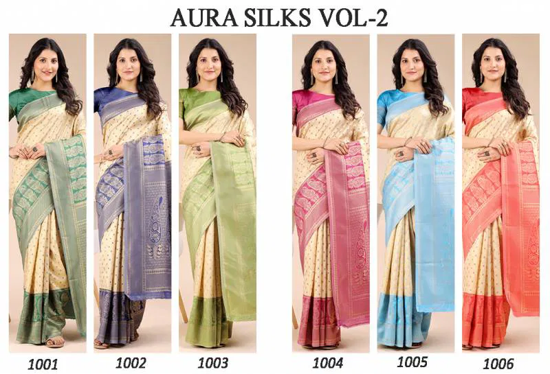Aura Silk Vol 2 By Astita Traditional Wear Banarasi Silk Saree Wholesale Clothing Distributors In India