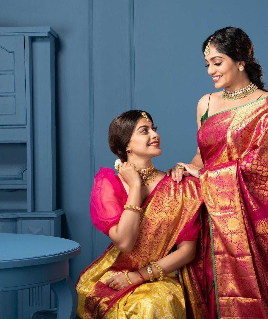 Code 5020 Soft Lichi Silk Designer Sarees Catalog