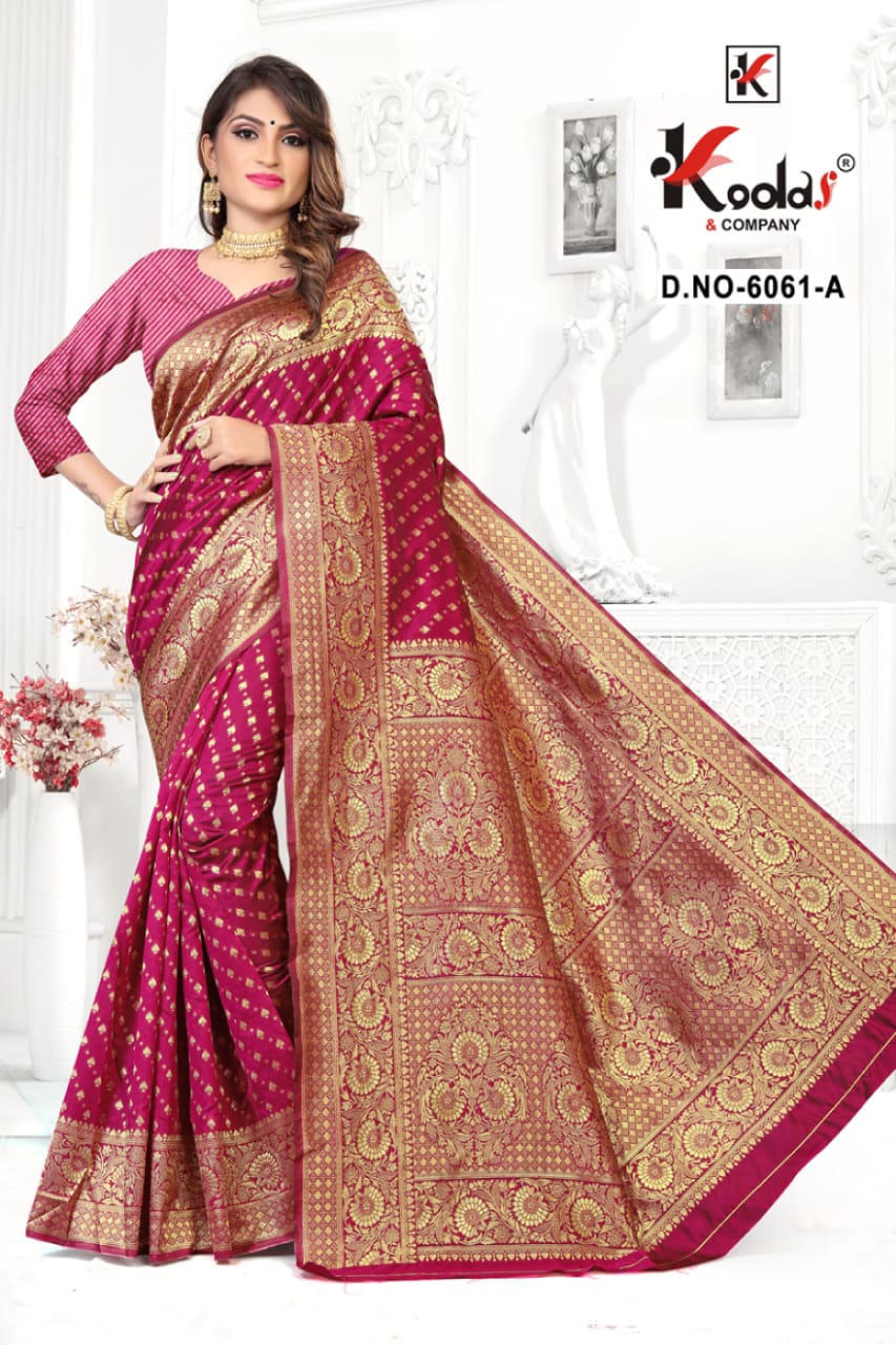 Skoda 6061 Latest Fancy Designer Silk Festive Wear Heavy Saree Collection
