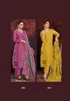 Dishita By T&M Simmer Tissue Embroidery Dress Material Orders In India