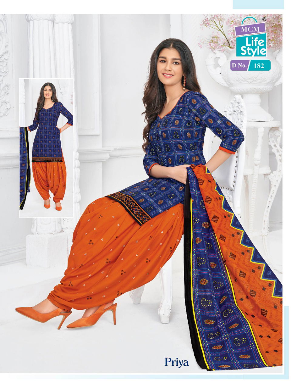 MCM Lifestyle Piya Latest Collection Of Pure Cotton Ready Made Salwar Suit Collection