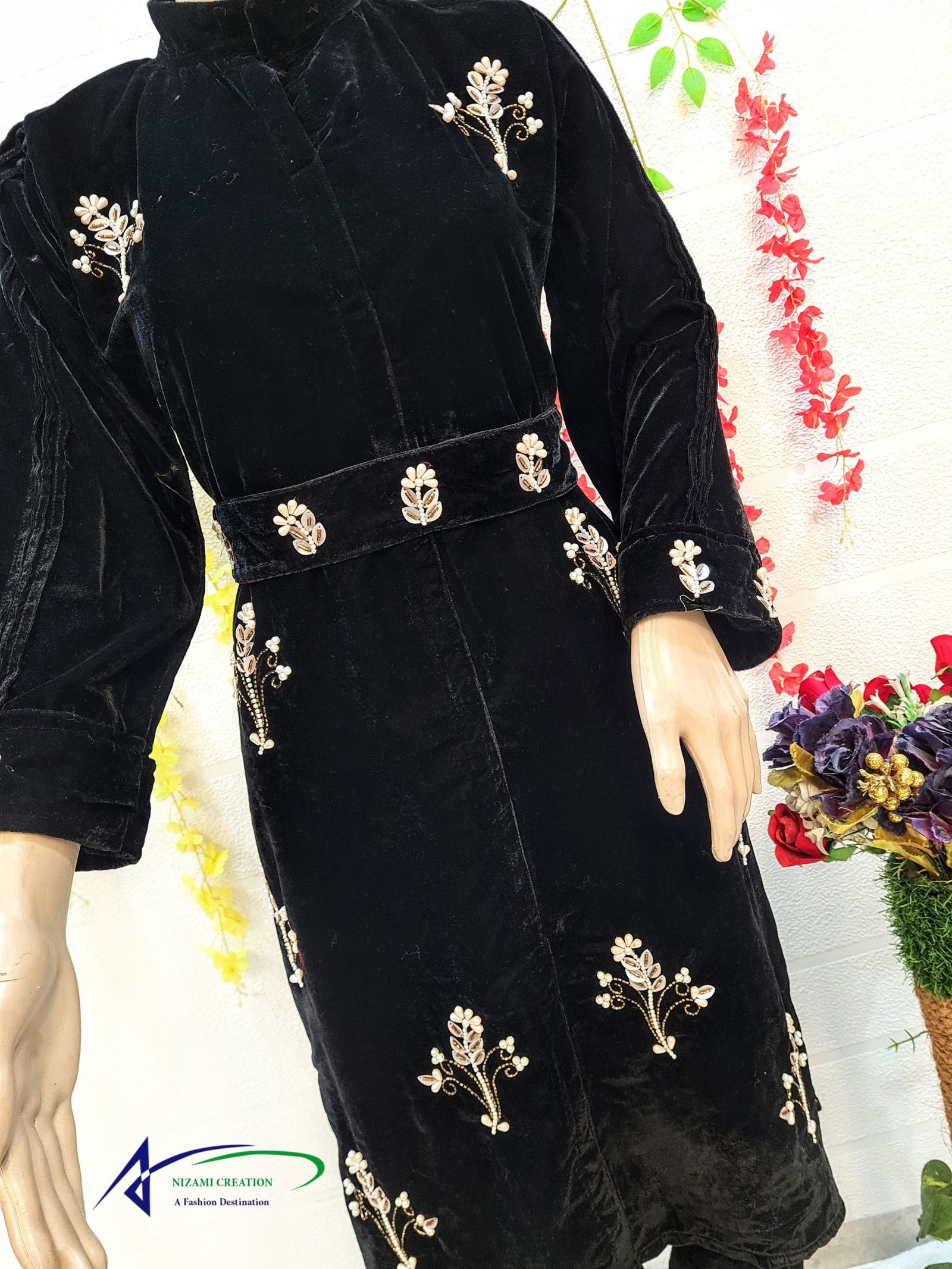 Nizami 1711 Velvet Designer Kurti With Bottom Catalog