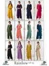 Rainbow Vol 3 By Sankheswer Vertican Plain Kurti With Bottom