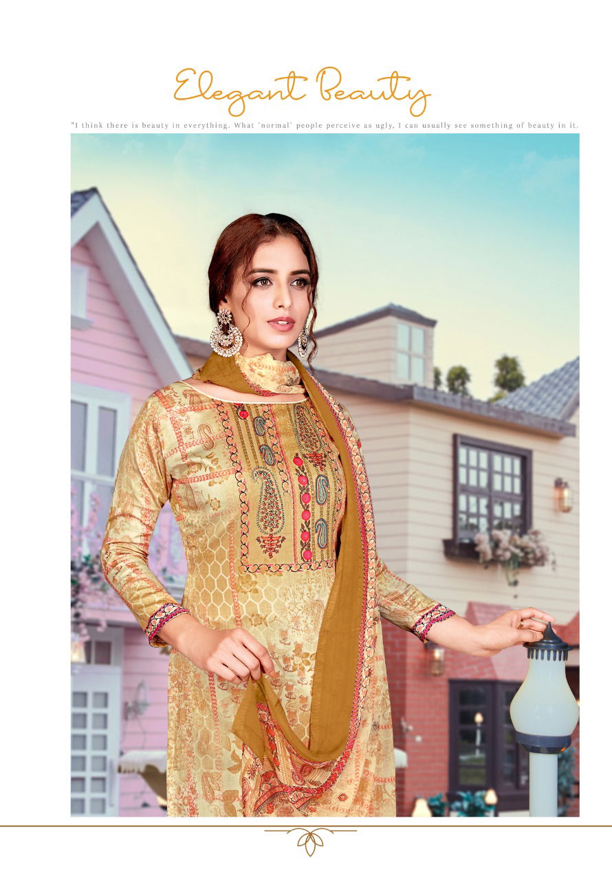 Yashika Rinaz 4 Latest Designer Printed Pure Lawn Cotton Dress Material Collection With Mal Mal Dupatta 