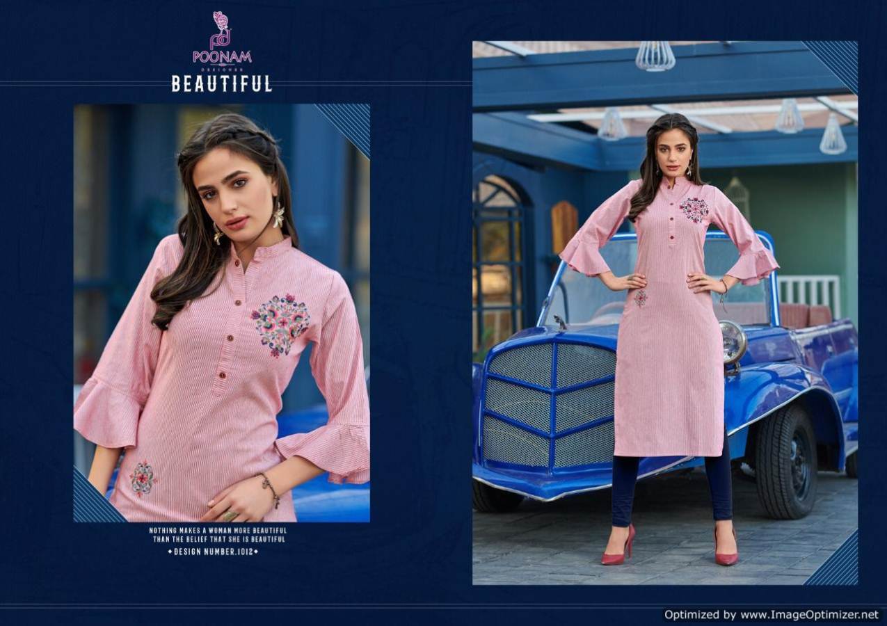 Latest Collection Of Designer Kurtis With Embroidery Work 
