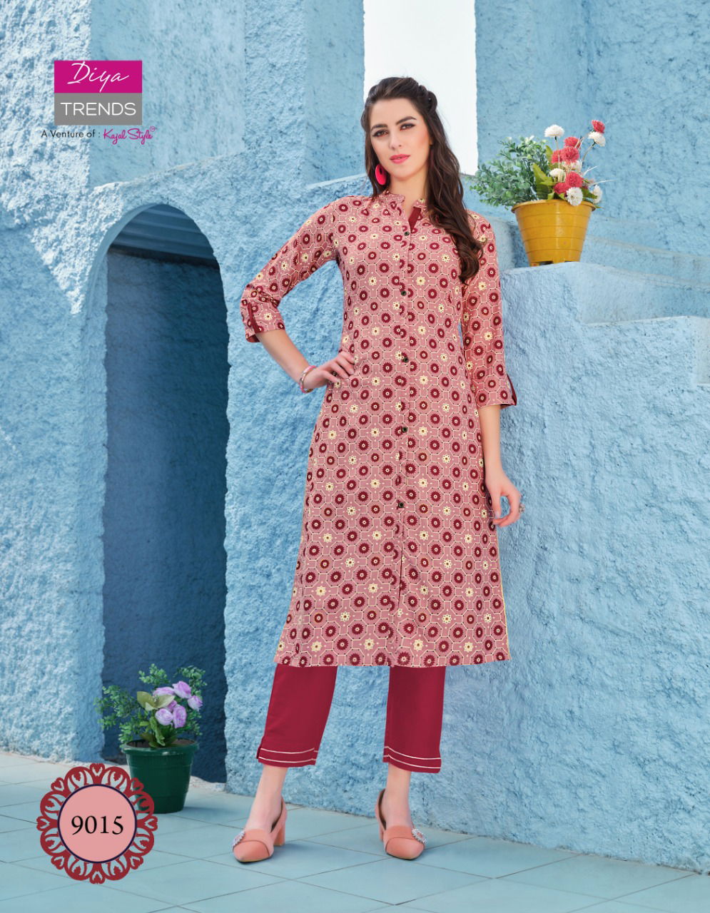 Gardencity 9 Latest Fancy Ethnic Wear Printed Designer Rayon Kurti Collection
