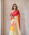 MG 515 Plain Linen Digital Printed Fancy Saree Wholesale Price In Surat
