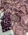Rani By Tc Crush Tissue Silk Designer Readymade Blouse Saree Wholesale Clothing Distributors In Mumbai