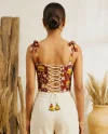 Corset Vol 1 Cotton Multipule Fancy Printed Western Corset
