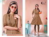 Kinti Blue Berry Latest Designer Handloom Short Kurti With Side Pocket Collection
