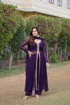KA 1077 Faux Blooming Embroidered Designer Readymade Suits Exporters In India