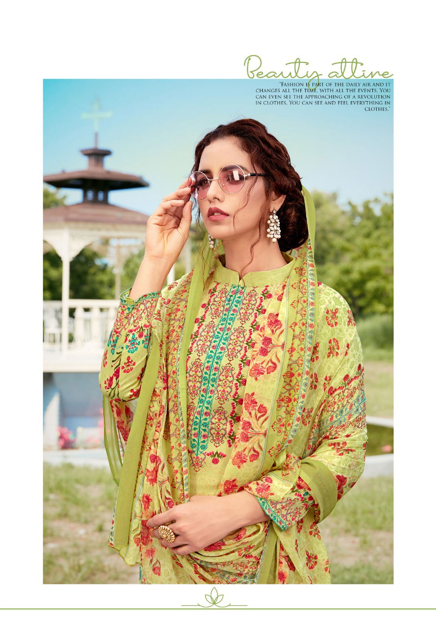 Yashika Rinaz 4 Latest Designer Printed Pure Lawn Cotton Dress Material Collection With Mal Mal Dupatta 