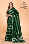 Amrita Vol 3 By Kashvi Dull Moss Daily Wear Sarees Wholesale Online