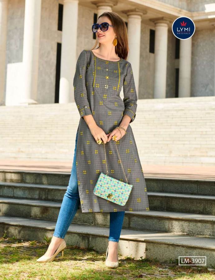Lymi Grass Latest Designer Casual Wear Stylish Kurtis Collection 