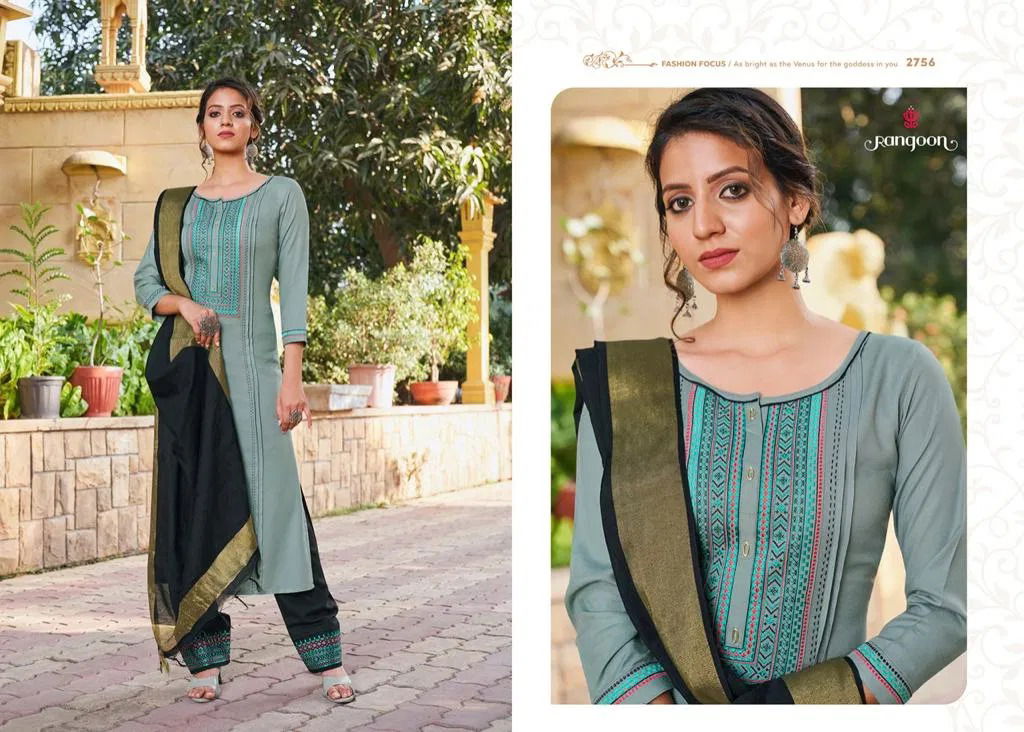 Rangoon Catwalk Premium Latest Festive Wear Heavy Rayon with Value Addition Work Designer Readymade Collection
