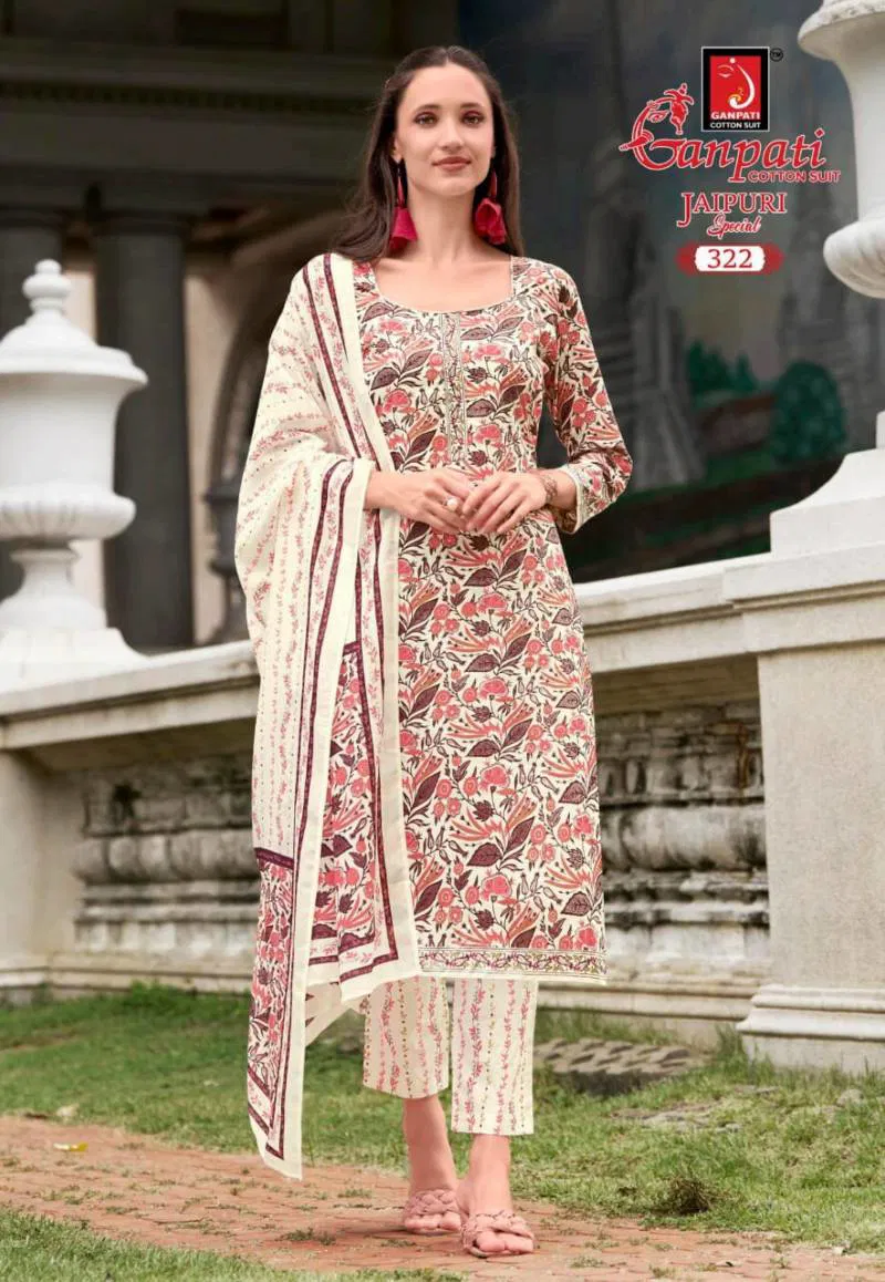 Jaipuri Special Vol 15 By Ganpati Cotton Printed Dress Material Suppliers In India