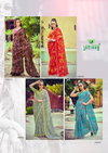 Moomal By Sanskar Tex Prints Georgette Chiffon Sirowski Sarees Bulk Orders In India