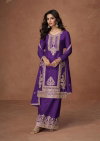 Anupama By Aashirwad Chinon Silk Designer Online Readymade Suits Wholesale