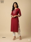 Naisha K 400 Cotton Flax Embroidery Casual Wear Kurti Wholesale Suppliers In Mumbai