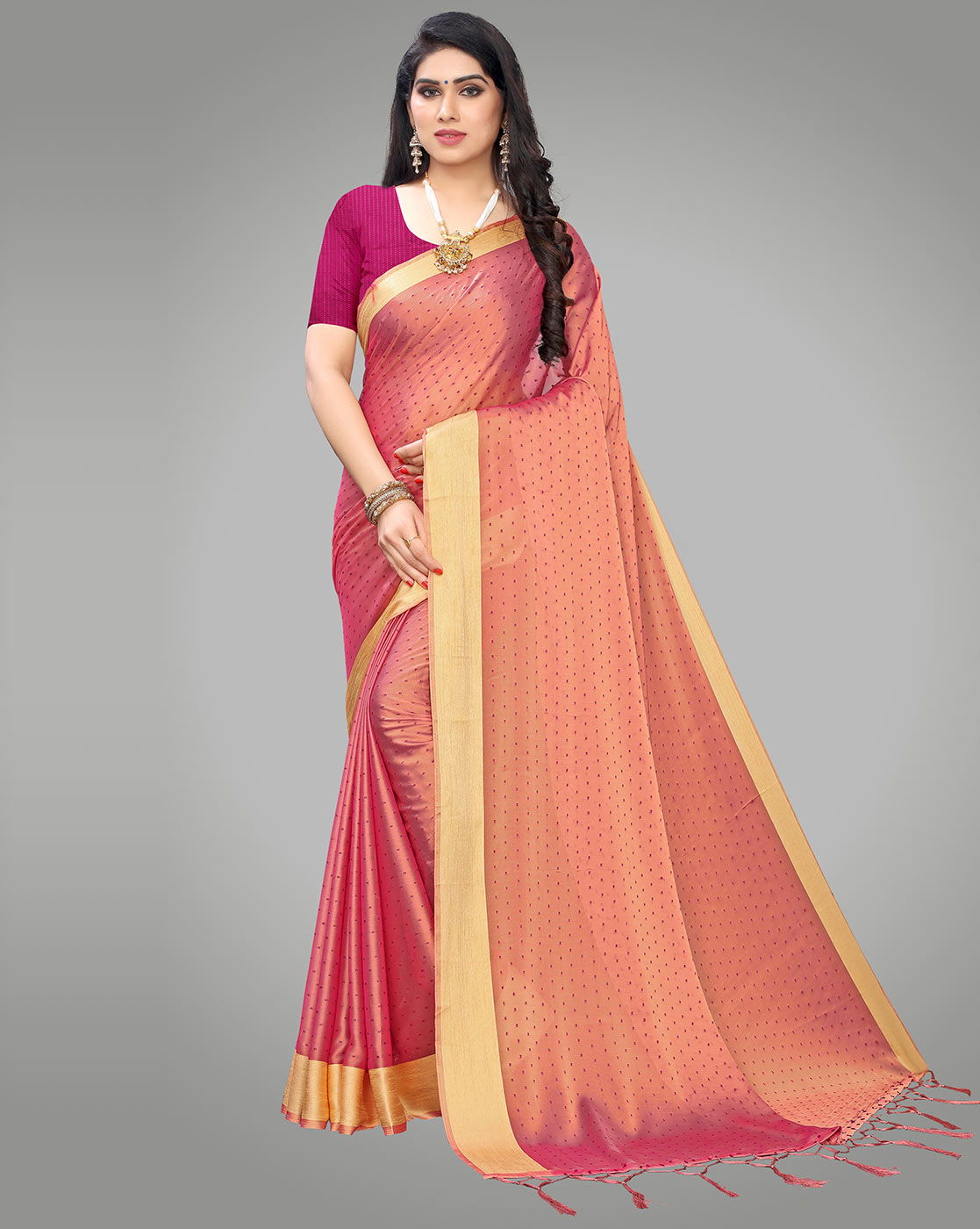 Taksh 1 Latest Designer Party Wear Gorgeous Look Saree Collection With Beautiful Golden Border  