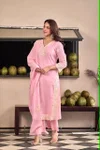KF 309 Kalaai Chinon Embroidery Kurti With Bottom Dupatta
