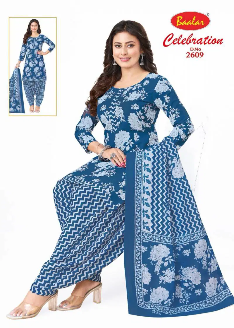 Baalar Celebration Vol 26 Fancy Cotton Printed Dress Material Wholesale Online