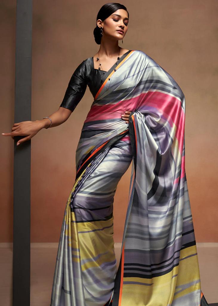 MG 329 Designer Digital Printed Sarees Catalog