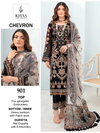 Chevron By Khas Faux Georgette Pakistani Salwar Suits Catalog