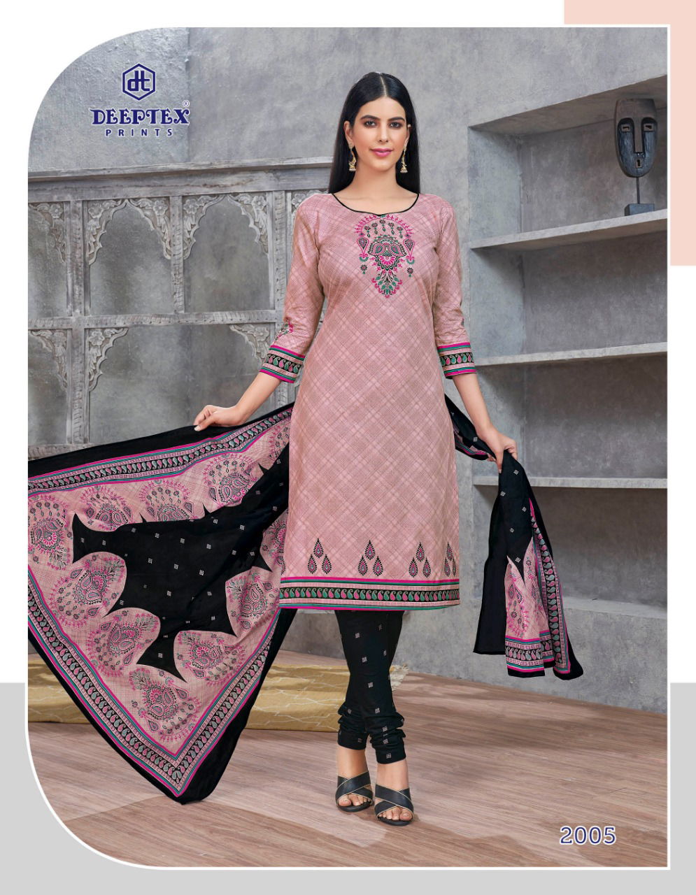 Deeptex Designer Printed Cotton Dress Material Collection