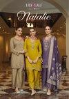 Natalie By Lily And Lali Chinon Silk Kurti With Bottom Dupatta Wholesale Price In Surat
