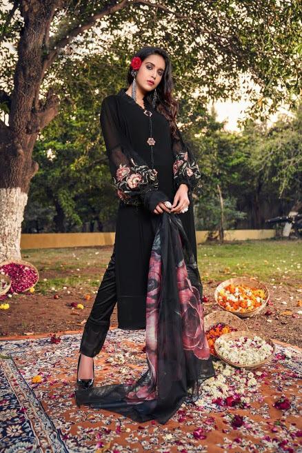 Tunic With Classy Embroidery 21 Exclusive Latest Fancy Designer Festive Wear Pure Georgette Readymade Salwar Suit Collection
