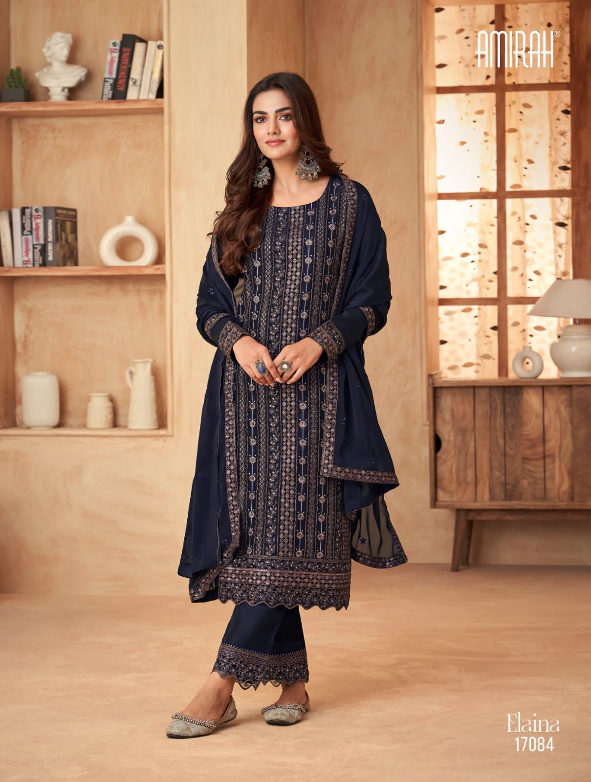 Elaina By Amirah Embroidered Designer Salwar Suits Catalog