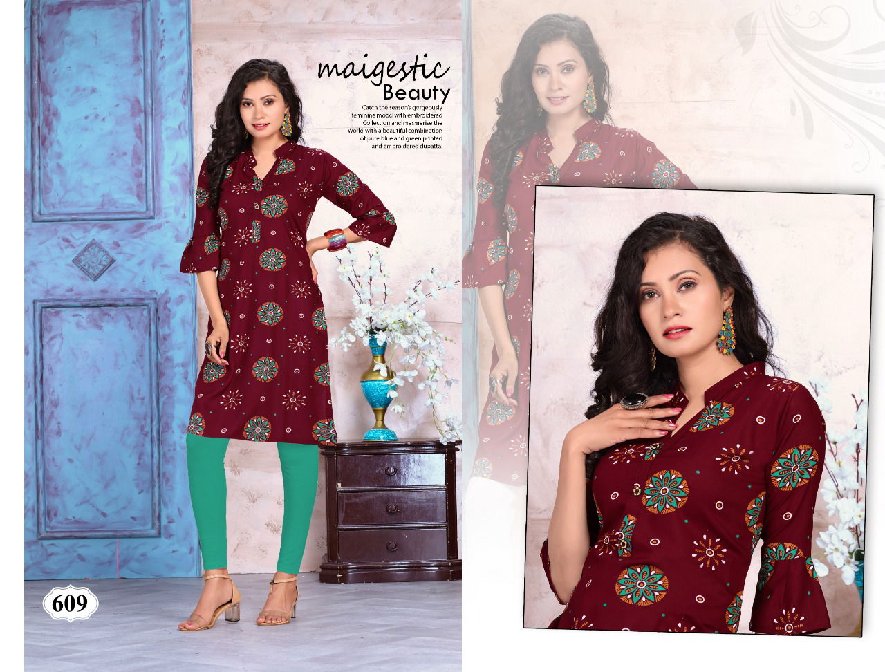 Trendy Heaven 3 Latest Fancy Designer Casual Regular Wear Rayon Printed Kurtis Collection
