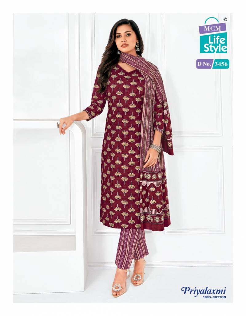 Priyalaxmi Vol 34 By Mcm Cotton Printed Dress Material Surat Wholesale Market