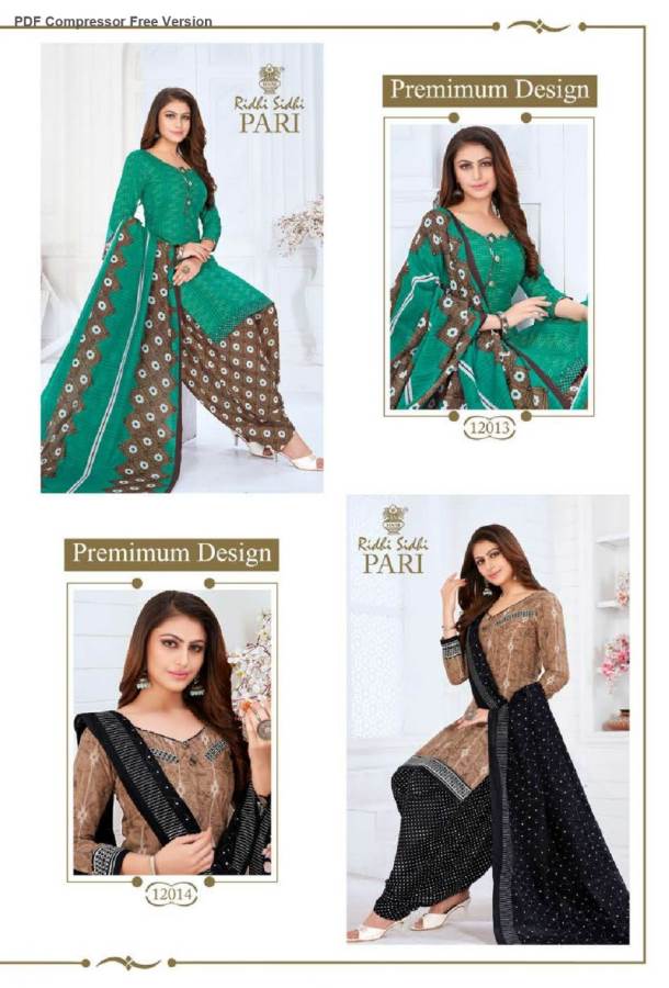 Ridhi Sidhi Pari 12 Designer Regular Wear Printed Stitched Salwar Suit Collection