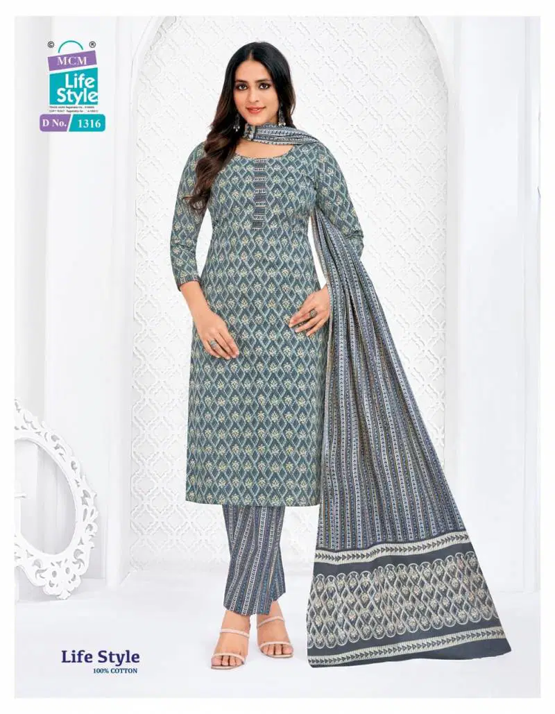 Life Style Vol 13 By Mcm Cotton Dress Material Wholesalers In Delhi