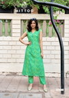 Saffron By Mittoo Rayon Printed Kurti With Bottom Wholesale Online