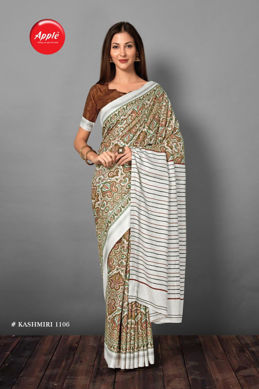 APPLE KASHMIRI VOL-11 Latest Collection Of Regular Wear Fancy Pashmina Silk saree