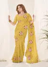 3141 Beautiful Gold Crush Malti Colour Silk Embroidery Saree Wholesale Shop In Surat