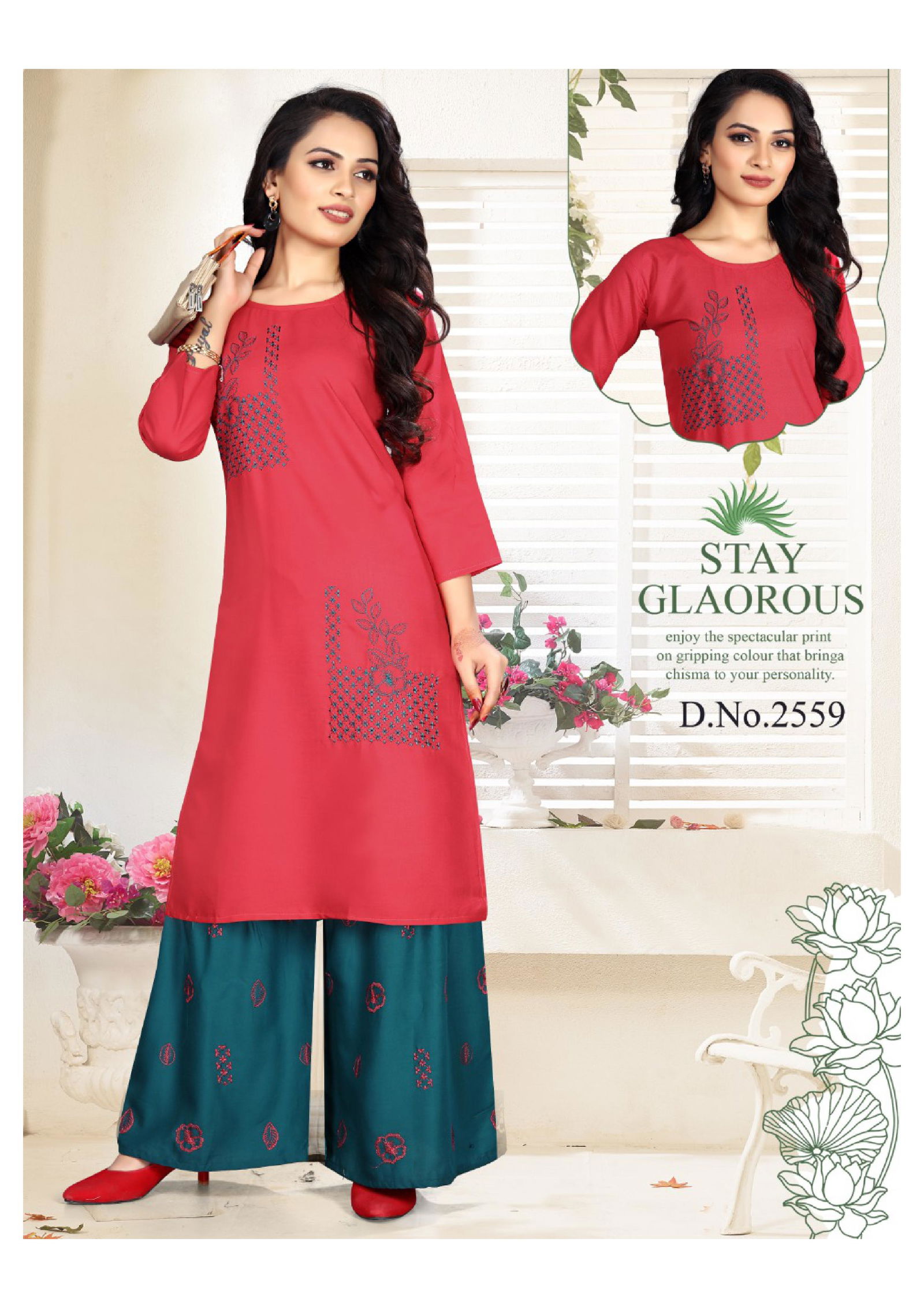 PAHAL Latest Fancy Designer Regular Ethnic Wear Rayon Printed Kurtis With Sahara Collection 