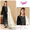 Alya By Sajida Georgette Embroidered Work Pakistani Salwar Kameez Wholesalers In Delhi